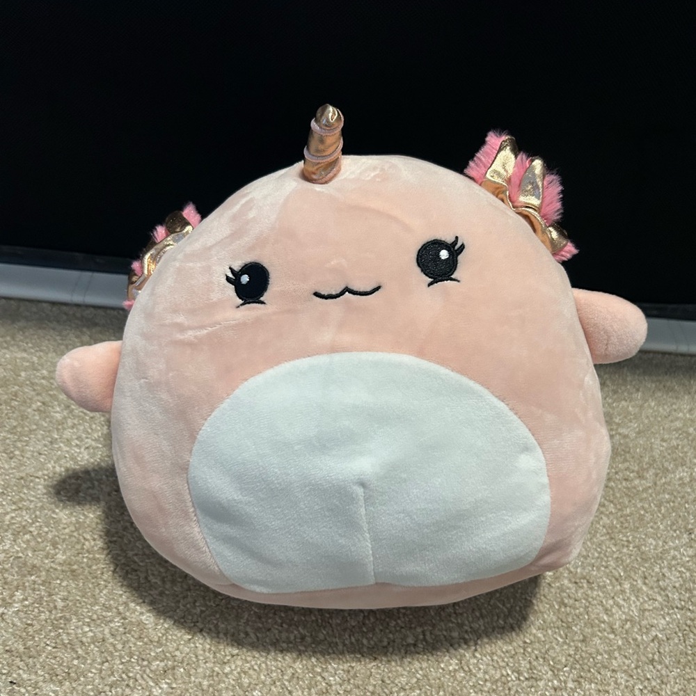 Unicorn Axolotl Squishmallow